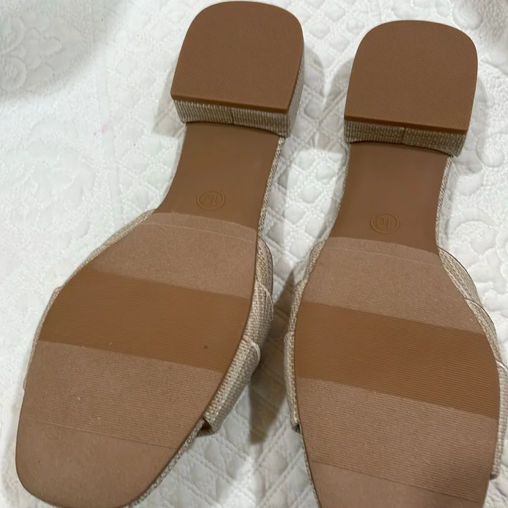 A New Day, beautiful slide sandals, size 10 never worn! NWOT - Picture 5 of 8
